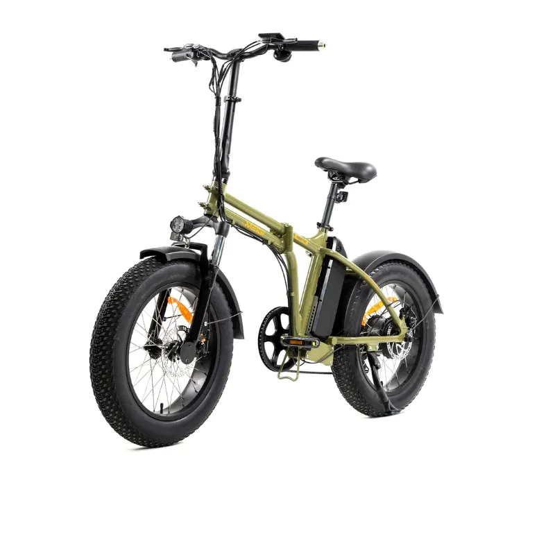 DWMeigi Fat Tire Folding Electric Bike, 48V/13Ah, 500W