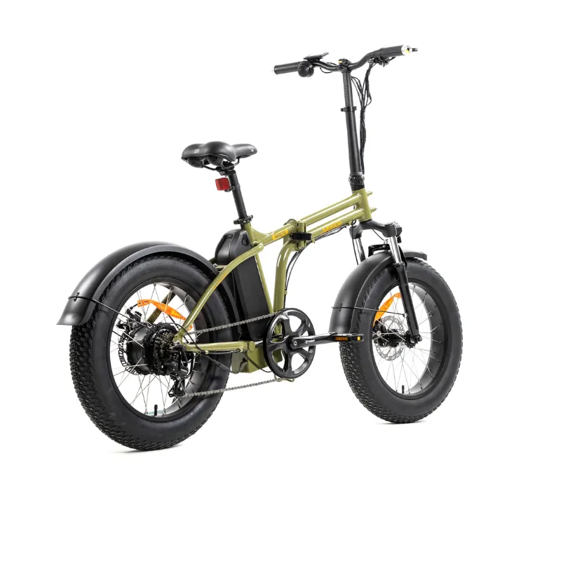 DWMeigi Fat Tire Folding Electric Bike, 48V/13Ah, 500W