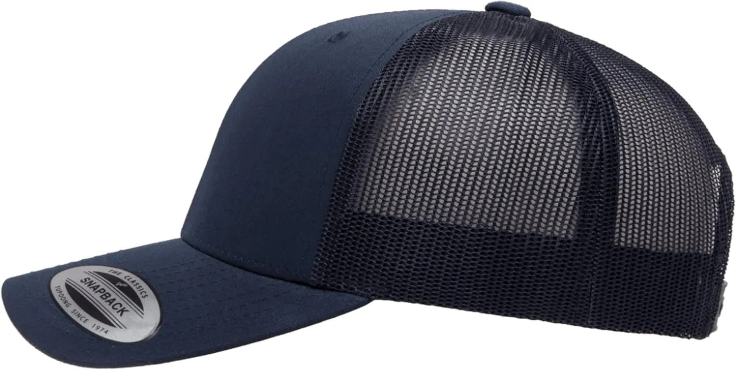 Embroidered Outdoors Mountain Trucker Snapback Cap Mesh Back Men and Women
