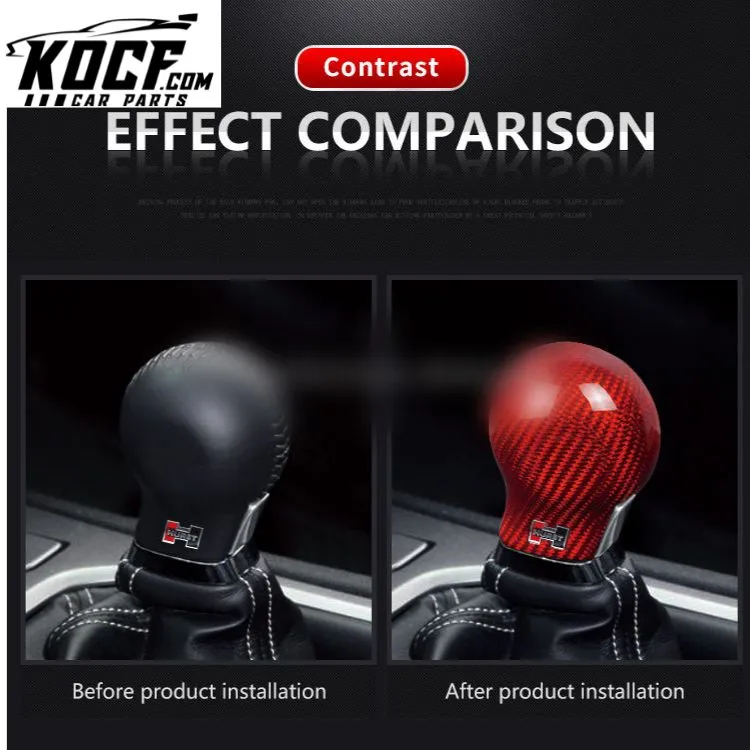 Es Car Interior Accessories Carbon Fiber Gear Shift Knob Cover For Chevrolet Camaro Carbon Fiber Car Interior Trim