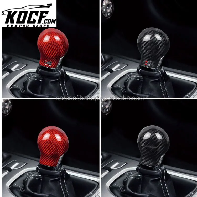 Es Car Interior Accessories Carbon Fiber Gear Shift Knob Cover For Chevrolet Camaro Carbon Fiber Car Interior Trim