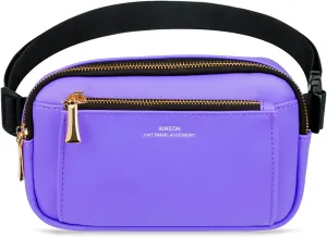 Fanny Packs for Women Fashion Leather Fanny Pack for Men Girls Boys, Plus Size Waist Pack Belt Bag with Adjustable Strap Waterproof Cute Bum Hip Bags for Travel Disney Hiking Running Cycling Shopping
