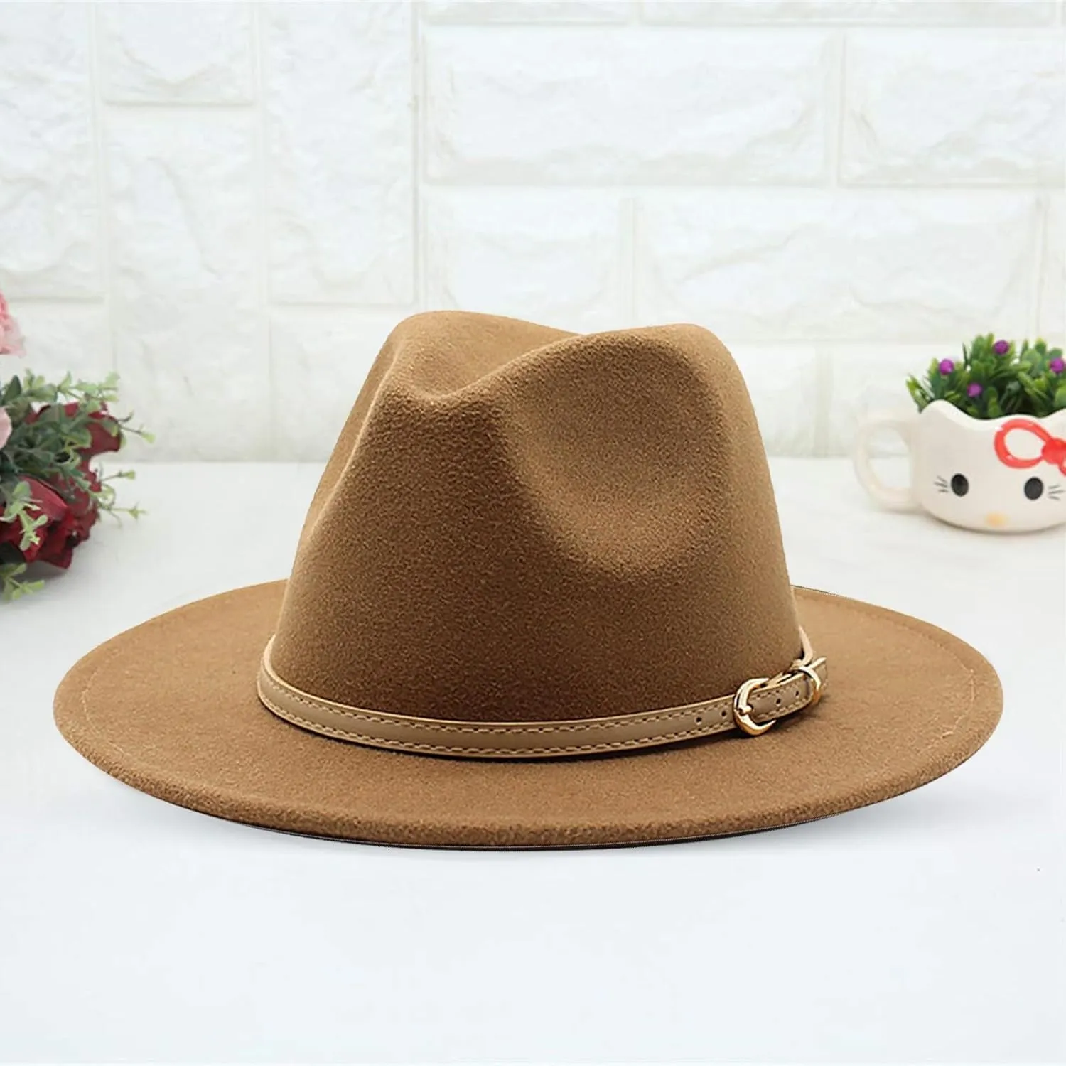 Fedora Hats for Men Wide Brim Panama Hat with Classic Belt Panama Hats for Women Fedora Hats for Men Large