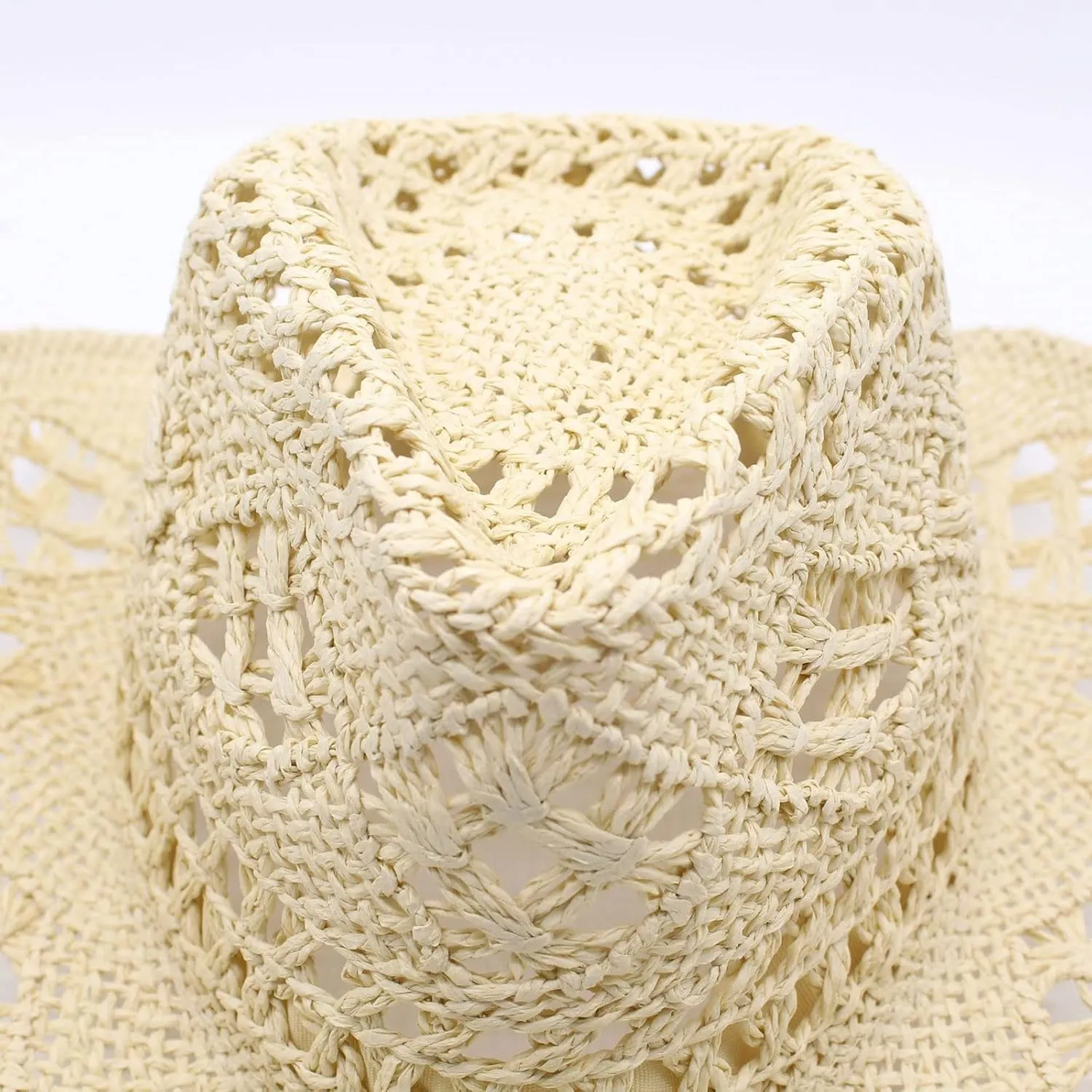 Foldable Sun Hats for Women Breathable Wide Brim Foldable Straw Beach Hats Womens Straw Hat Floppy Hats