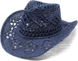Foldable Sun Hats for Women Breathable Wide Brim Foldable Straw Beach Hats Womens Straw Hat Floppy Hats