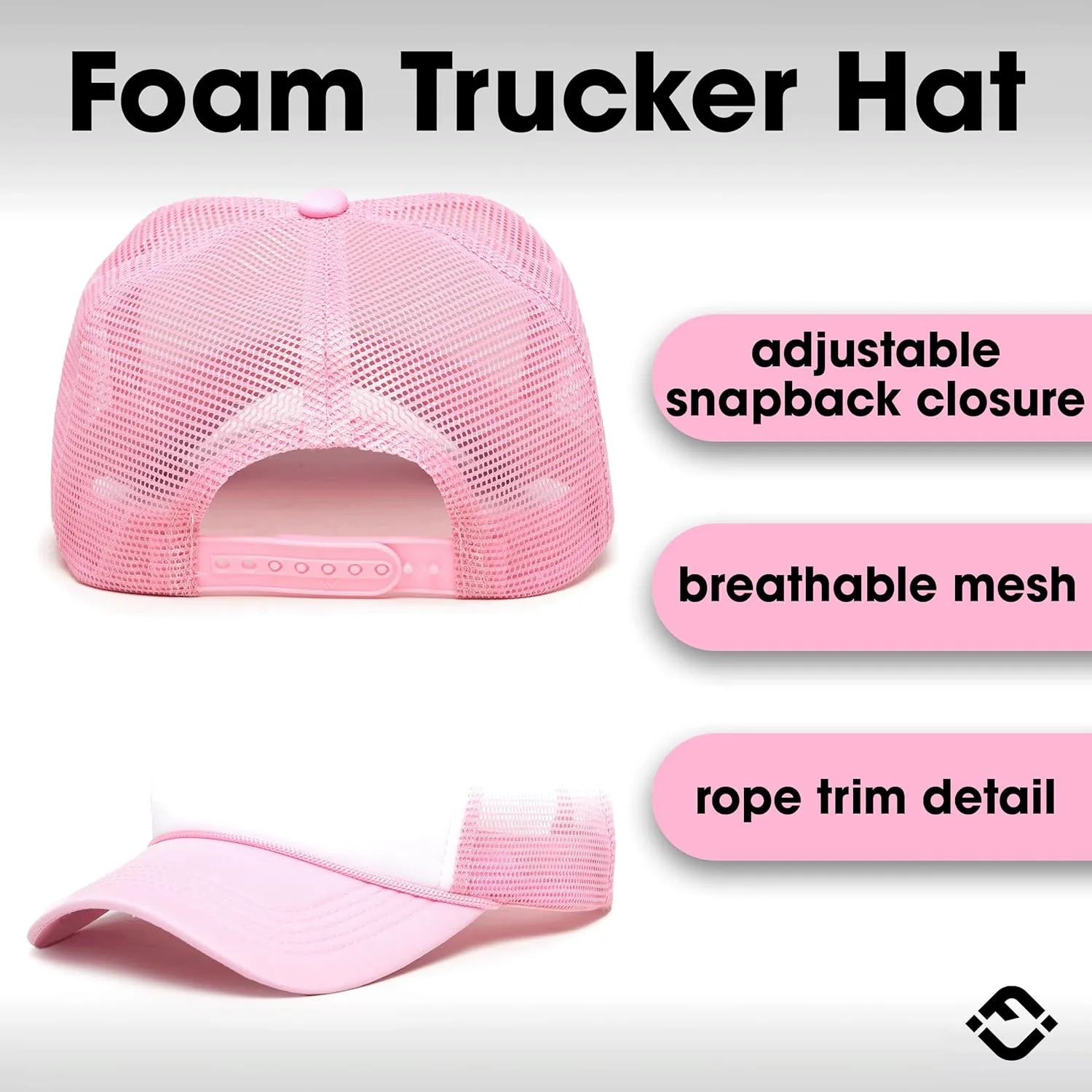 Funky Junque Premium Mesh Snapback Trucker Hat - Stylish Comfort for All - Patriotic, Humor & More