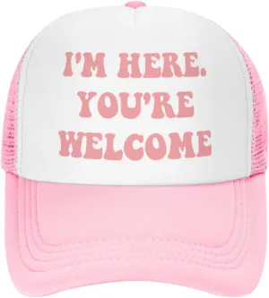 Funny Trucker Hat Can't Nobody Love You Like Jesus for Women and Men Baseball Cap Breathable Mesh Pink
