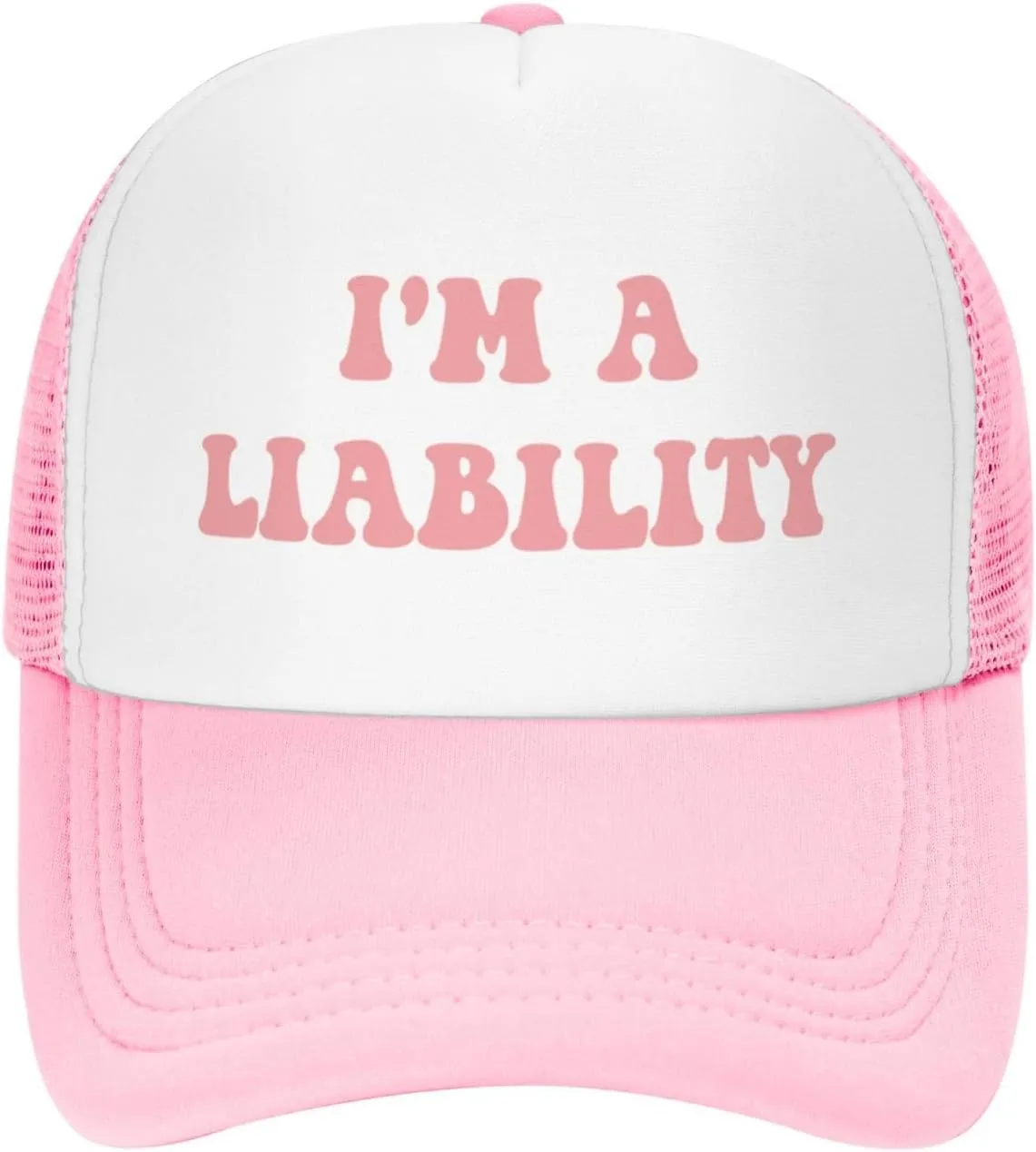 Funny Trucker Hat Can't Nobody Love You Like Jesus for Women and Men Baseball Cap Breathable Mesh Pink