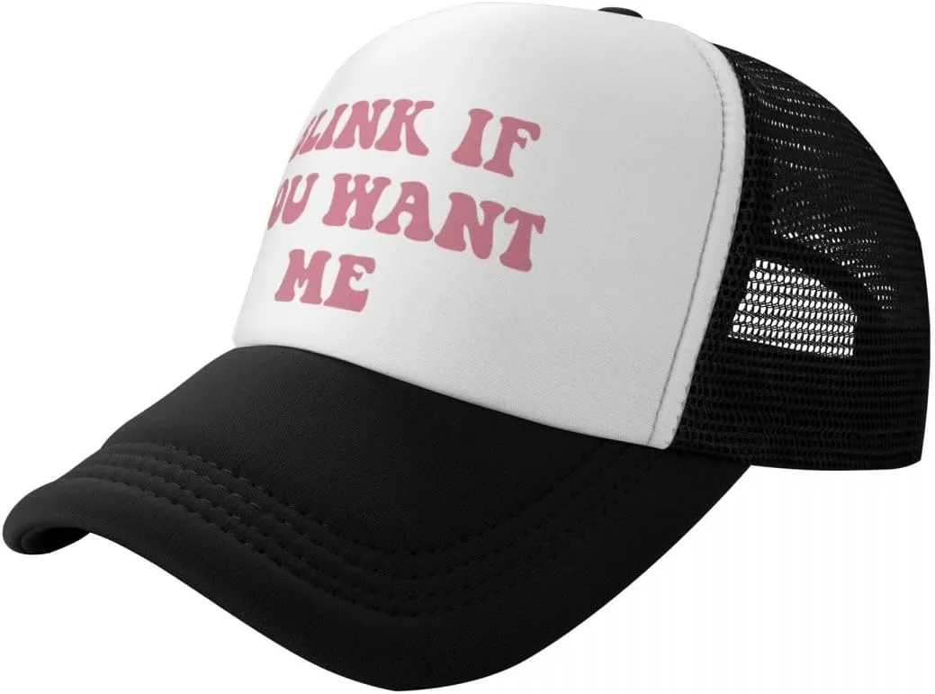 Funny Trucker Hat for Women Hot Pink Funny Gag Trucker Hats for Men Girls Trip