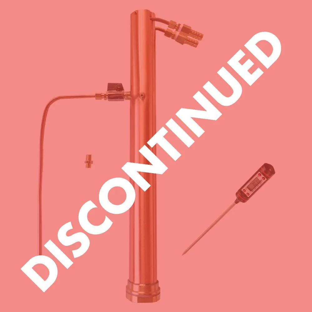 Gen 1.0 - AlcoEngine - Copper reflux Still with 13mm Barb Tails