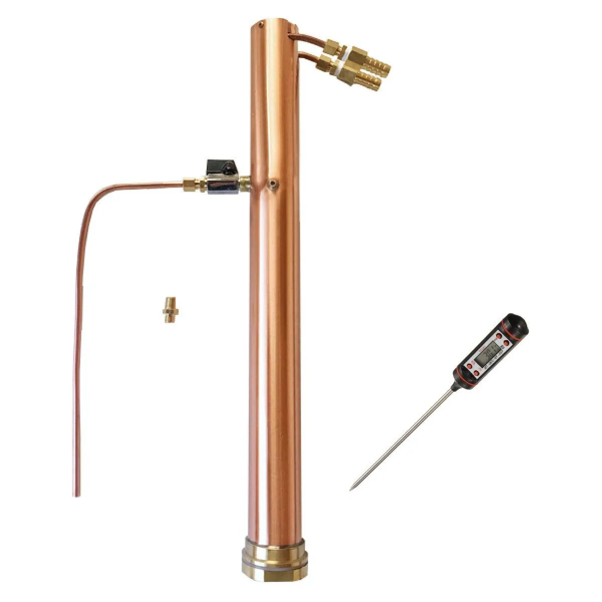 Gen 1.0 - AlcoEngine - Copper reflux Still with 13mm Barb Tails