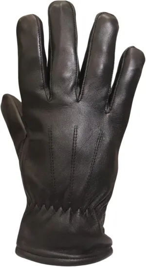 Genuine Cowhide Leather Driver Gloves - Touch Screen, Winter Warm Gloves for Driving, Cycling, Motorcycling