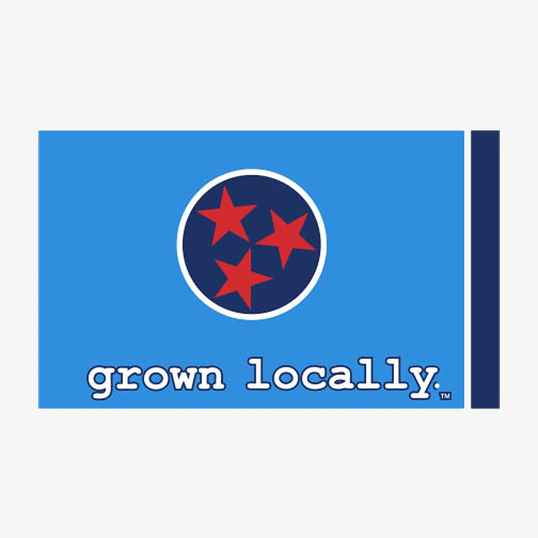 Grown Locally Tennessee Flag Sticker