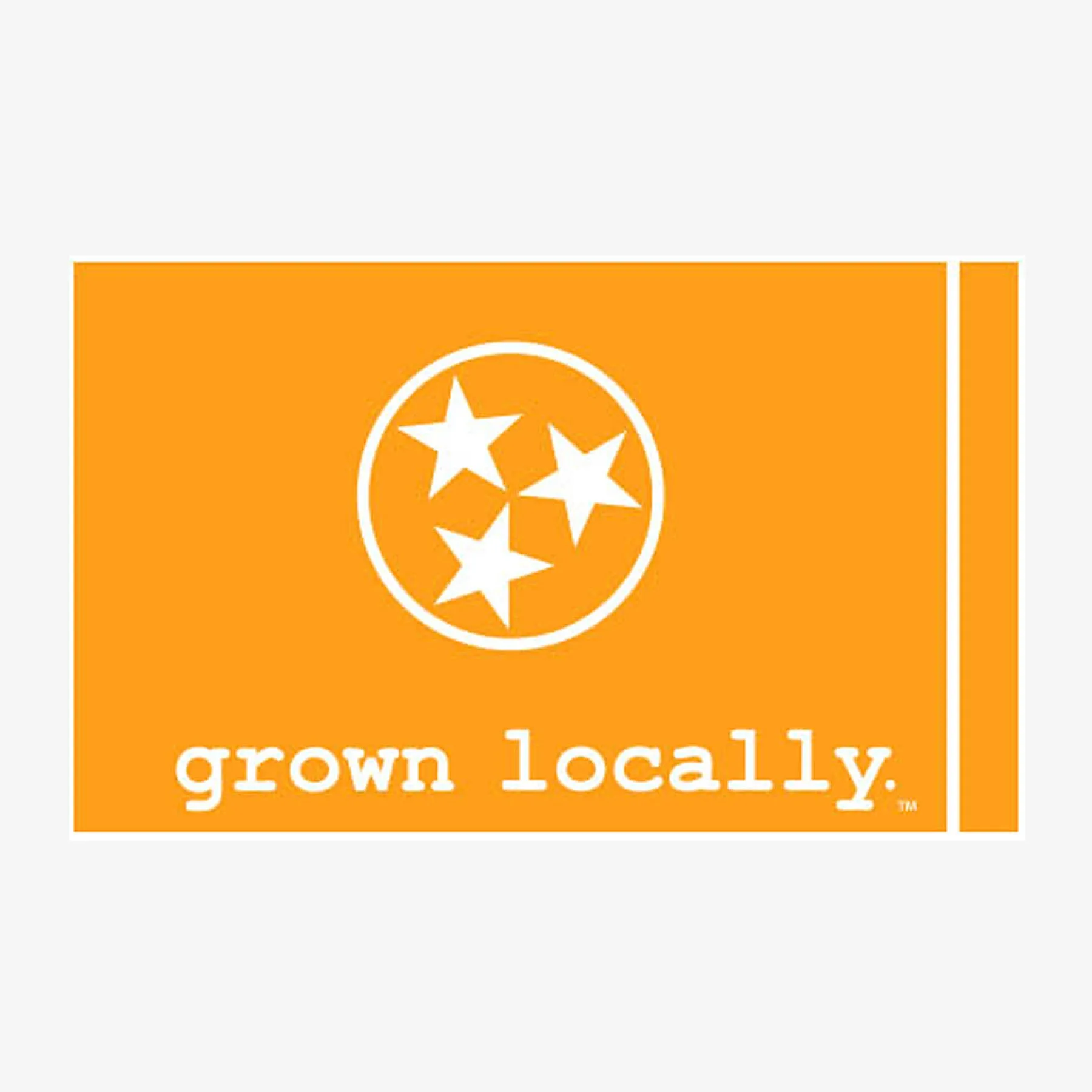 Grown Locally Tennessee Flag Sticker
