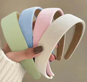 Headbands for Women Non Slip Trendy Headbands for Womens Hair 1 inch Wide Cute Headband for Girls, Spring Head Bands Elastic Hair Bands Fashion Accessories for Women 4PCS