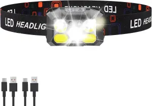 Headlamp for 5 Running, Hiking, Fishing, and Camping