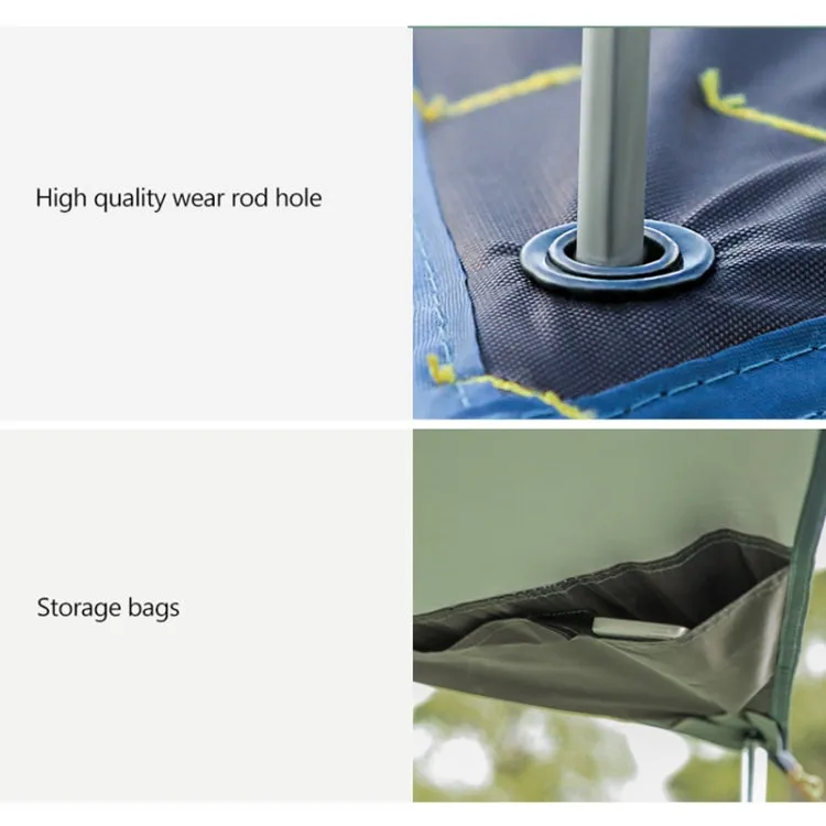 Hewolf Z1646 Outdoor Camping Sun-proof Large Sky Curtain Rainproof Awning Tent