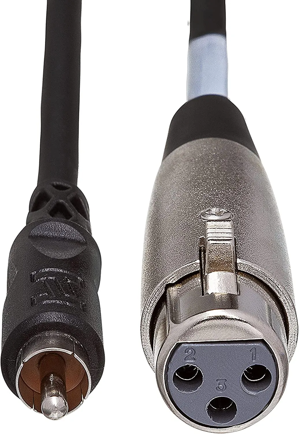 Hosa XRF-110 Unbalanced Interconnect, XLR3F to RCA, 10 ft