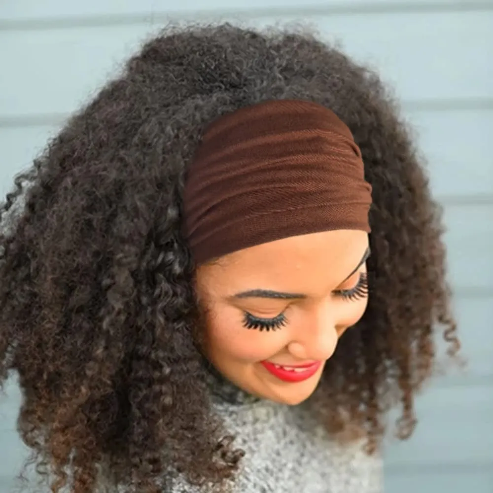 Jesries 10 PCS Women Headbands African Wide Hair Wrap Extra Turban Head Bands for Lady Large Sport Workout Stretch Non-slip Big Hair Bands