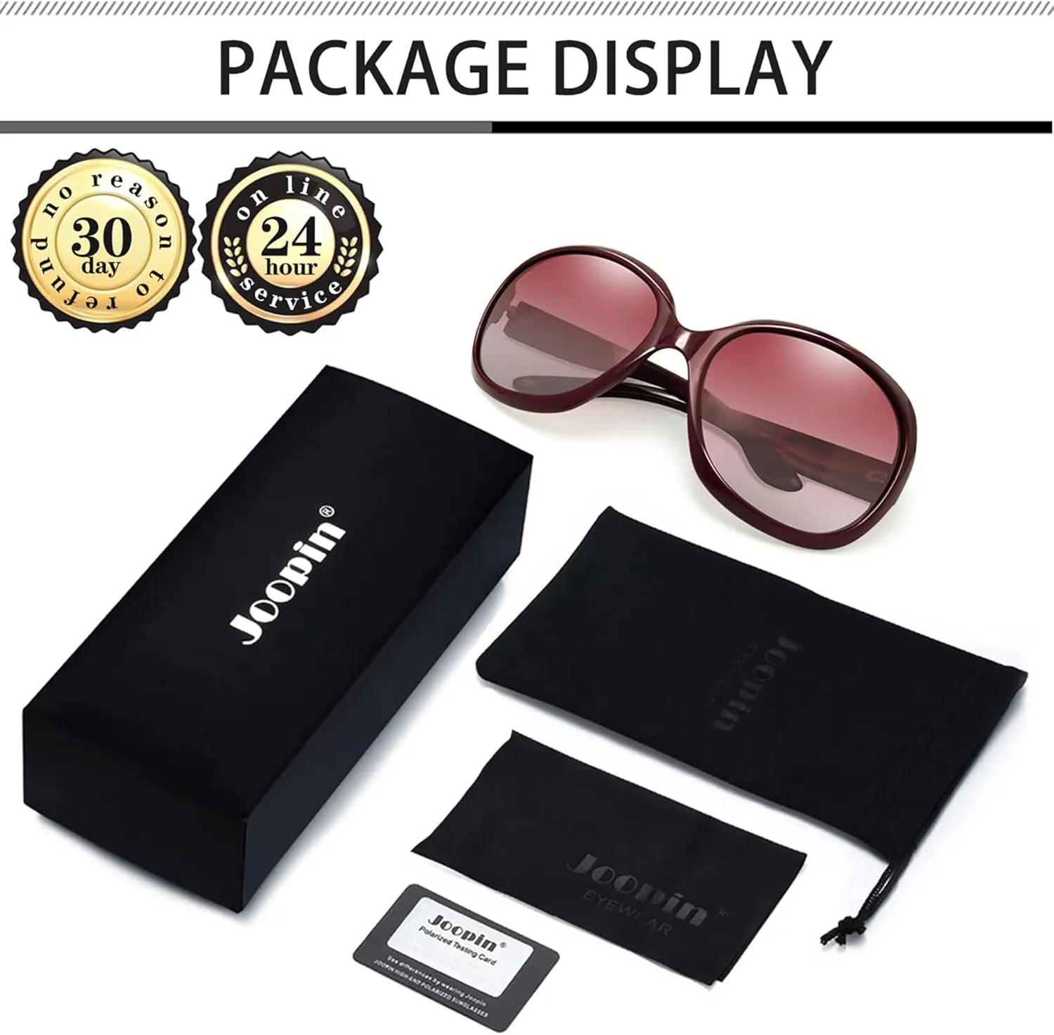 Joopin Oversized Sunglasses Womens Trendy Polarized Large Driving Sun Glasses Ladies UV Protective Big Sunnies Shades