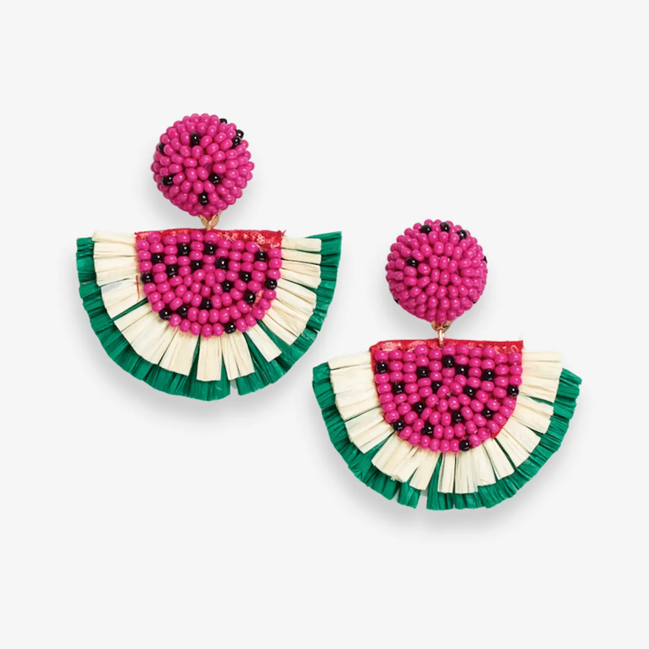 Josephine Fruit Raffia Drop Earrings
