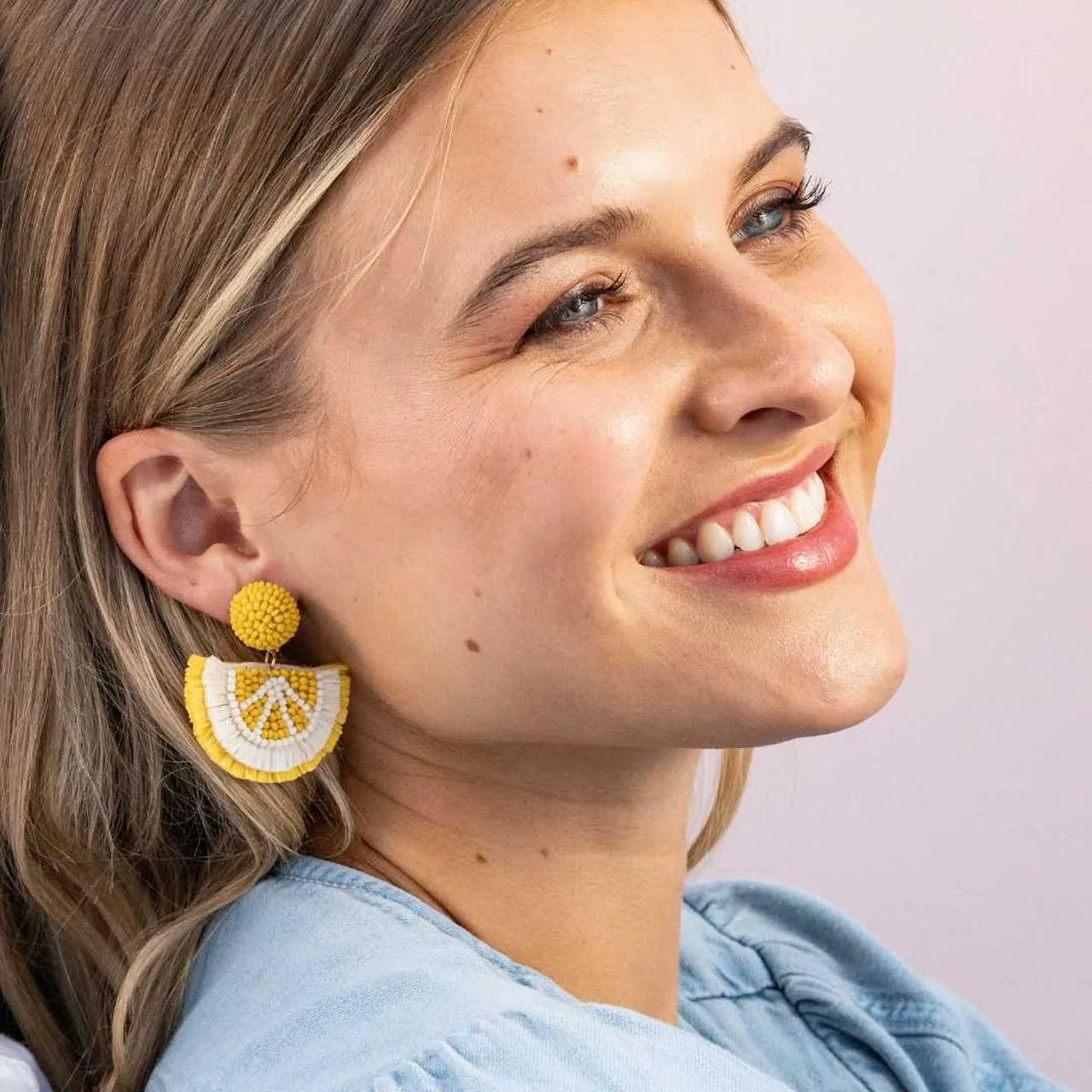 Josephine Fruit Raffia Drop Earrings