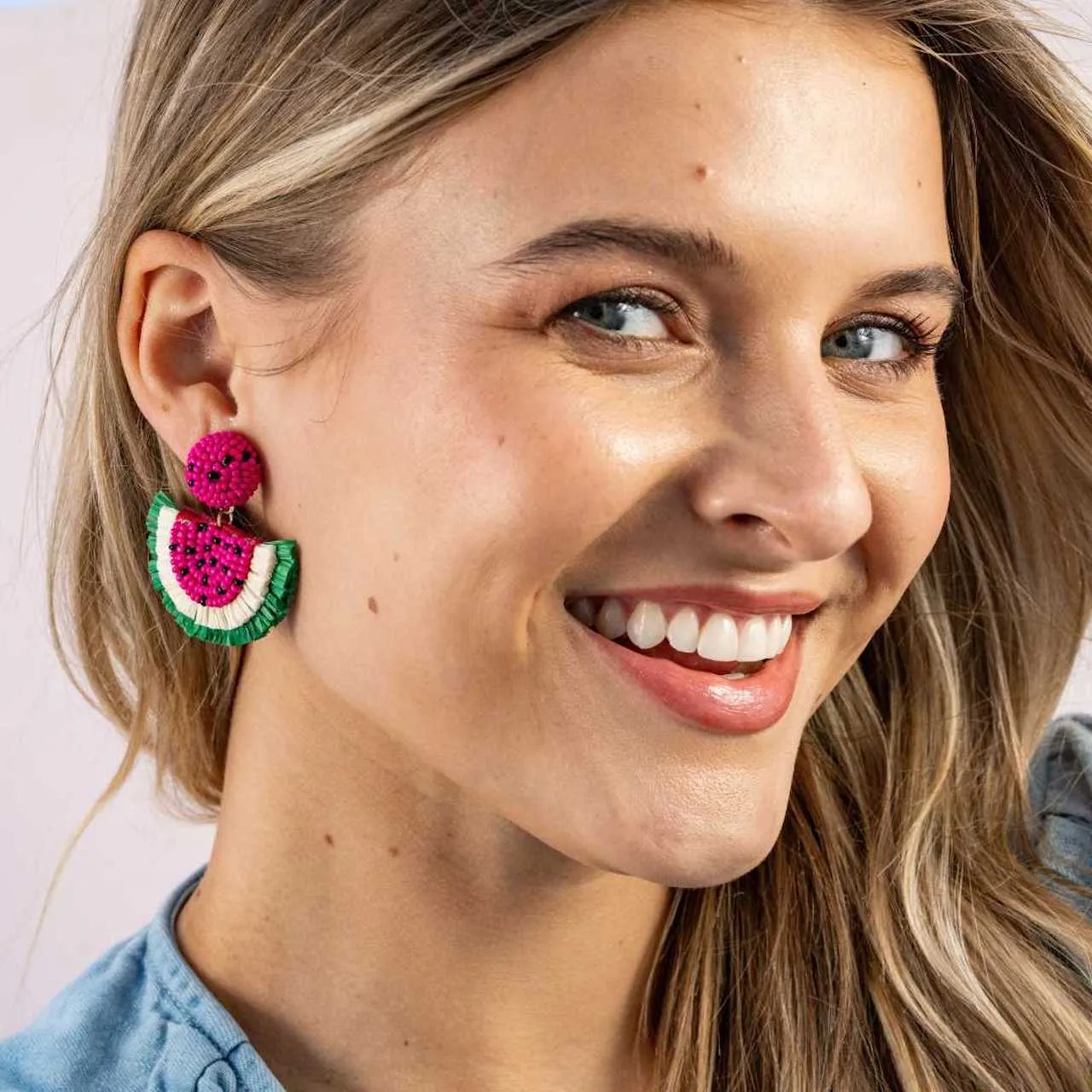 Josephine Fruit Raffia Drop Earrings