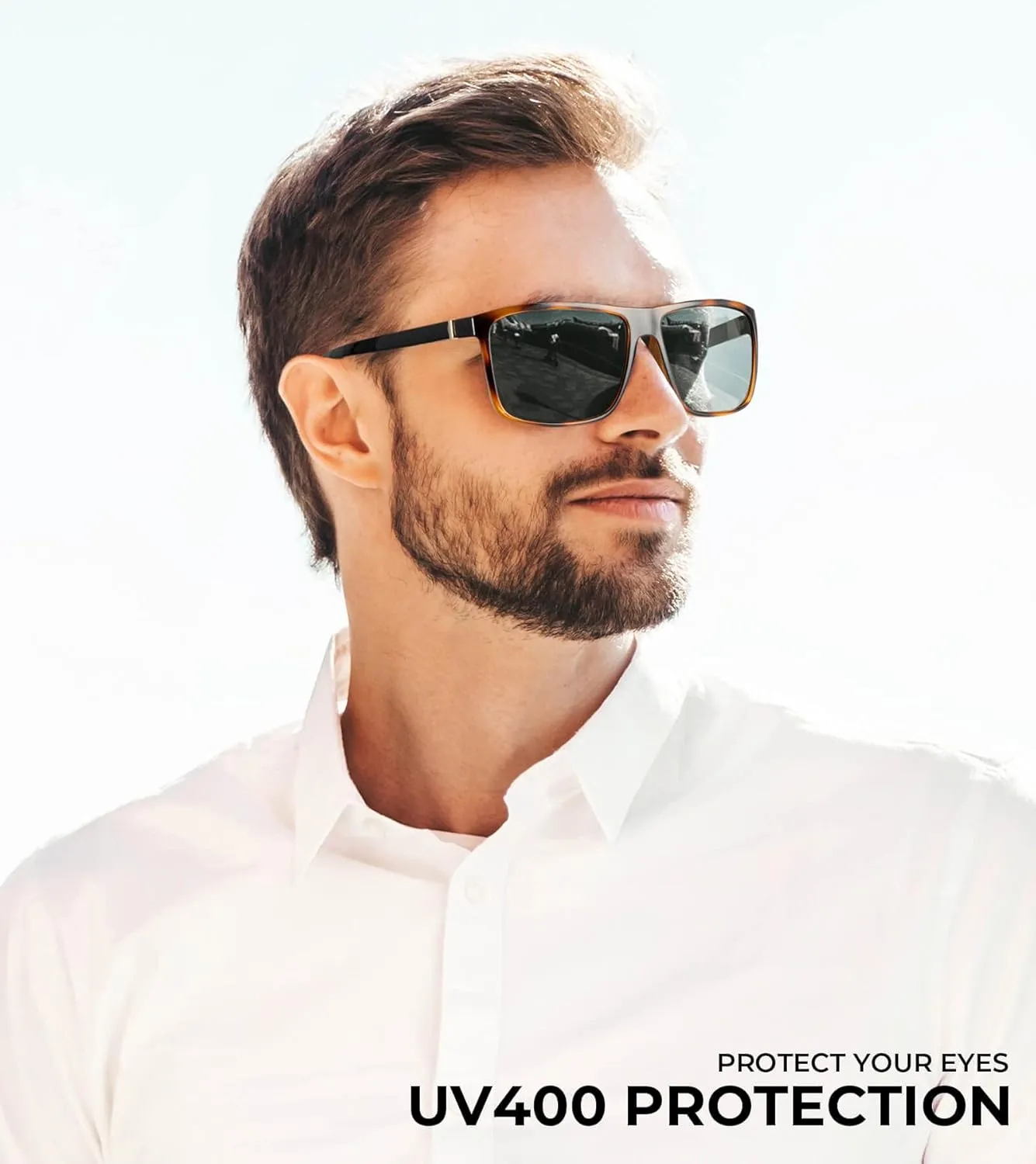 KALIYADI Polarized Sunglasses for Men and Women, Mens Sun Glasses with UV Protection for Driving Fishing Golf (3 Packs)