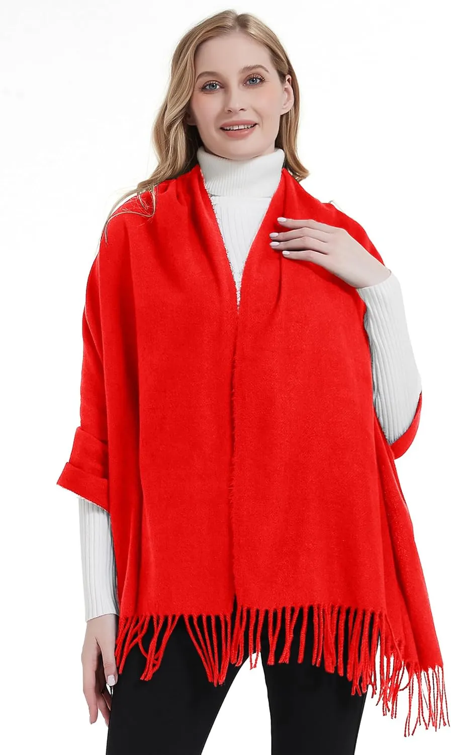 Landisun Scarf for Women Winter Pashmina-Shawl Wraps Winter Cashmere Wedding Warm Christmas