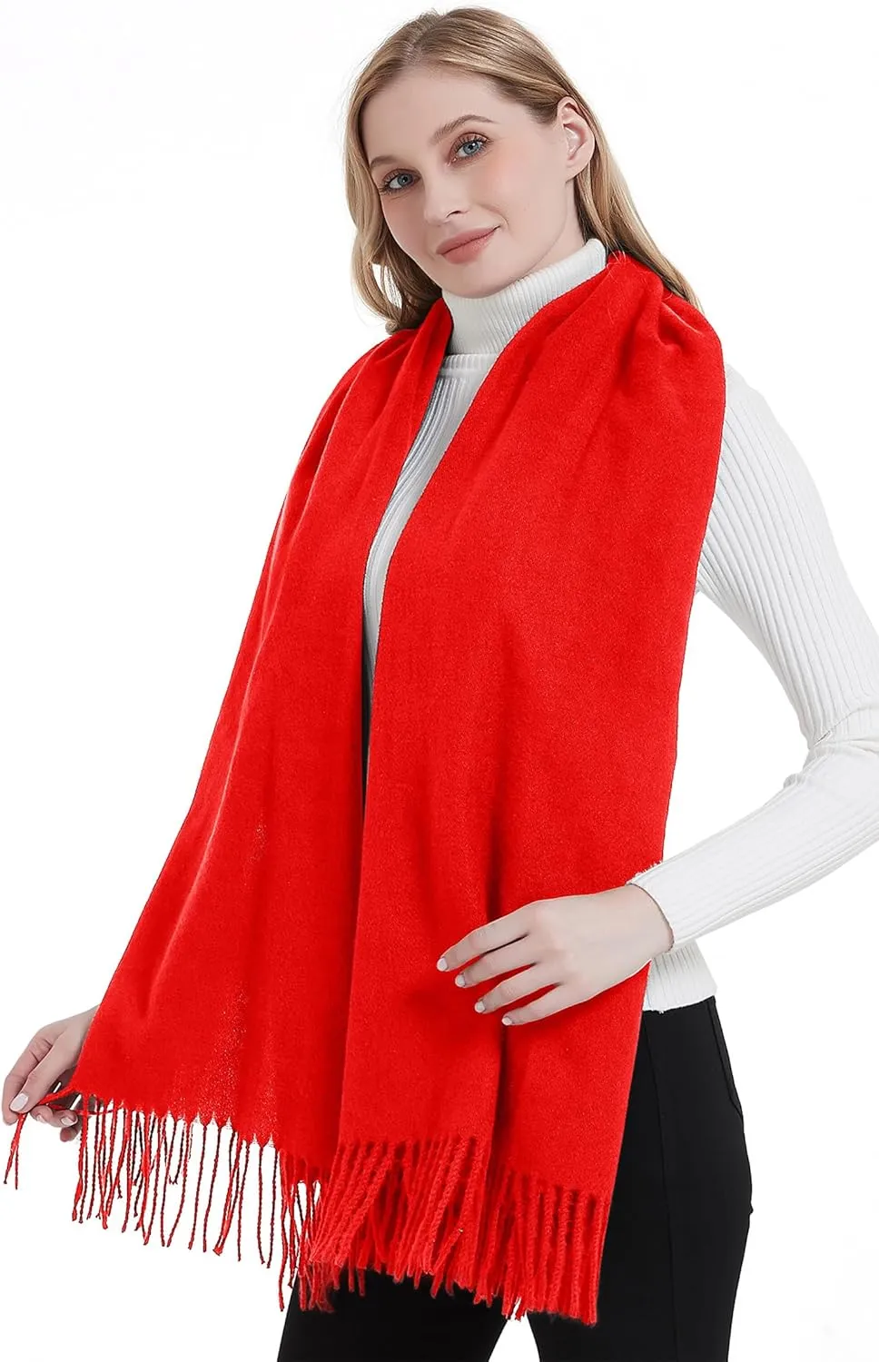 Landisun Scarf for Women Winter Pashmina-Shawl Wraps Winter Cashmere Wedding Warm Christmas
