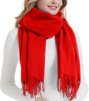 Landisun Scarf for Women Winter Pashmina-Shawl Wraps Winter Cashmere Wedding Warm Christmas