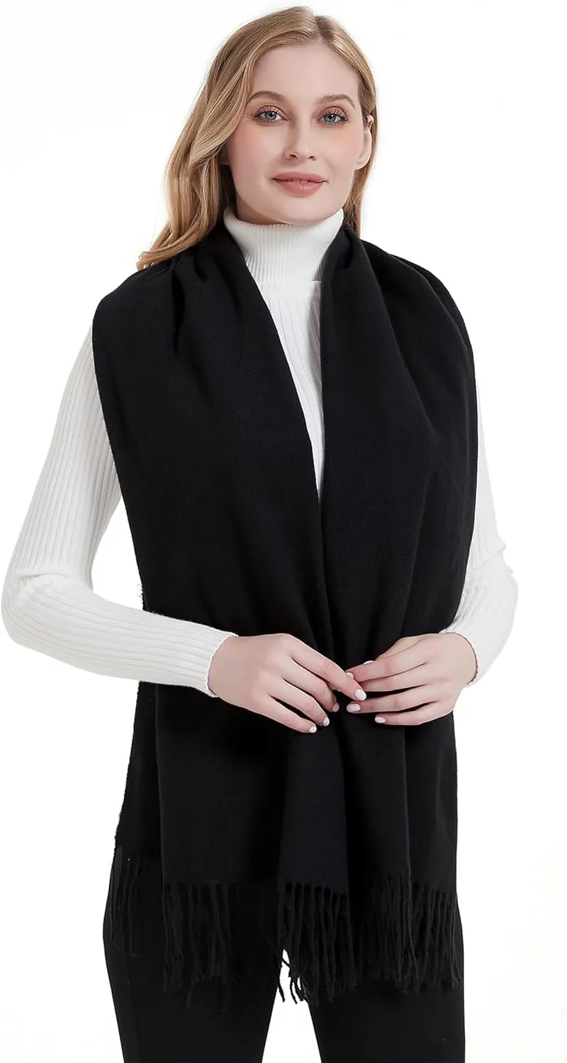 Landisun Scarf for Women Winter Pashmina-Shawl Wraps Winter Cashmere Wedding Warm Christmas