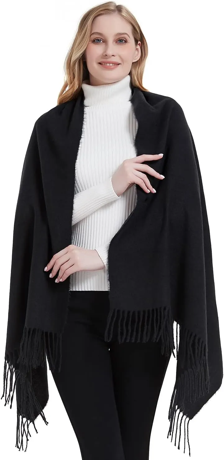 Landisun Scarf for Women Winter Pashmina-Shawl Wraps Winter Cashmere Wedding Warm Christmas