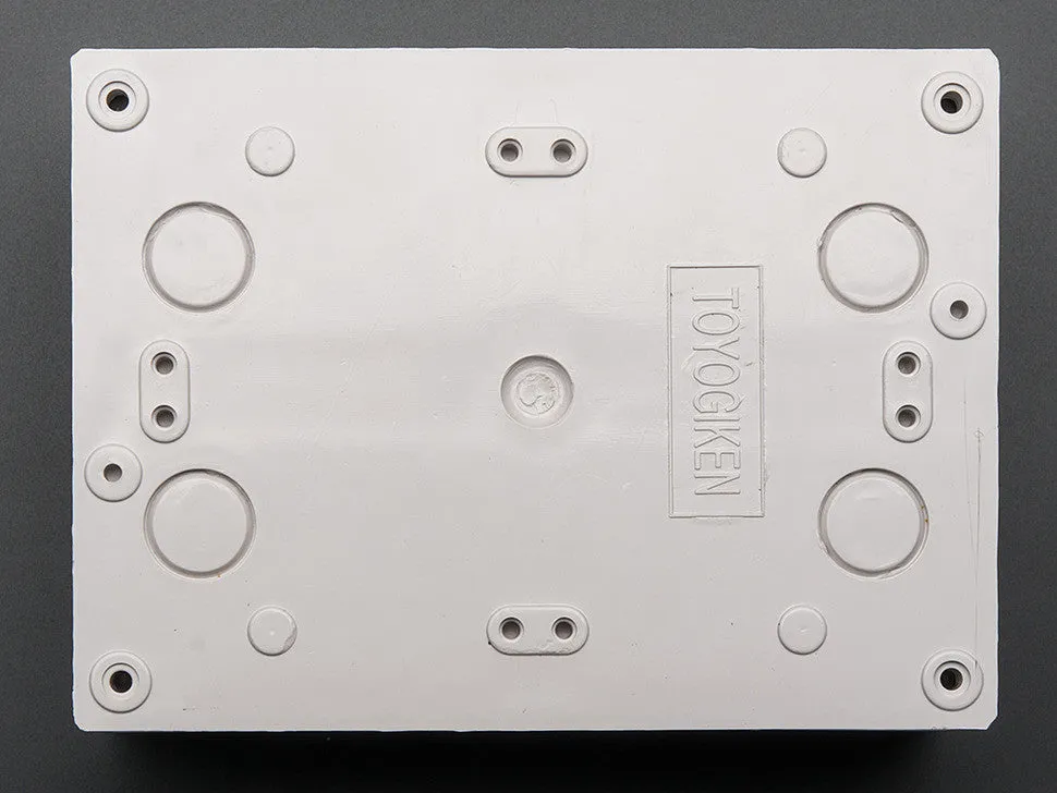 Large Plastic Project Enclosure - Weatherproof with Clear Top
