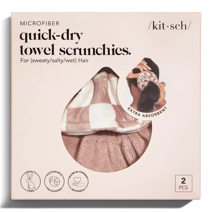 Microfiber Quick-Dry Towel Scrunchies