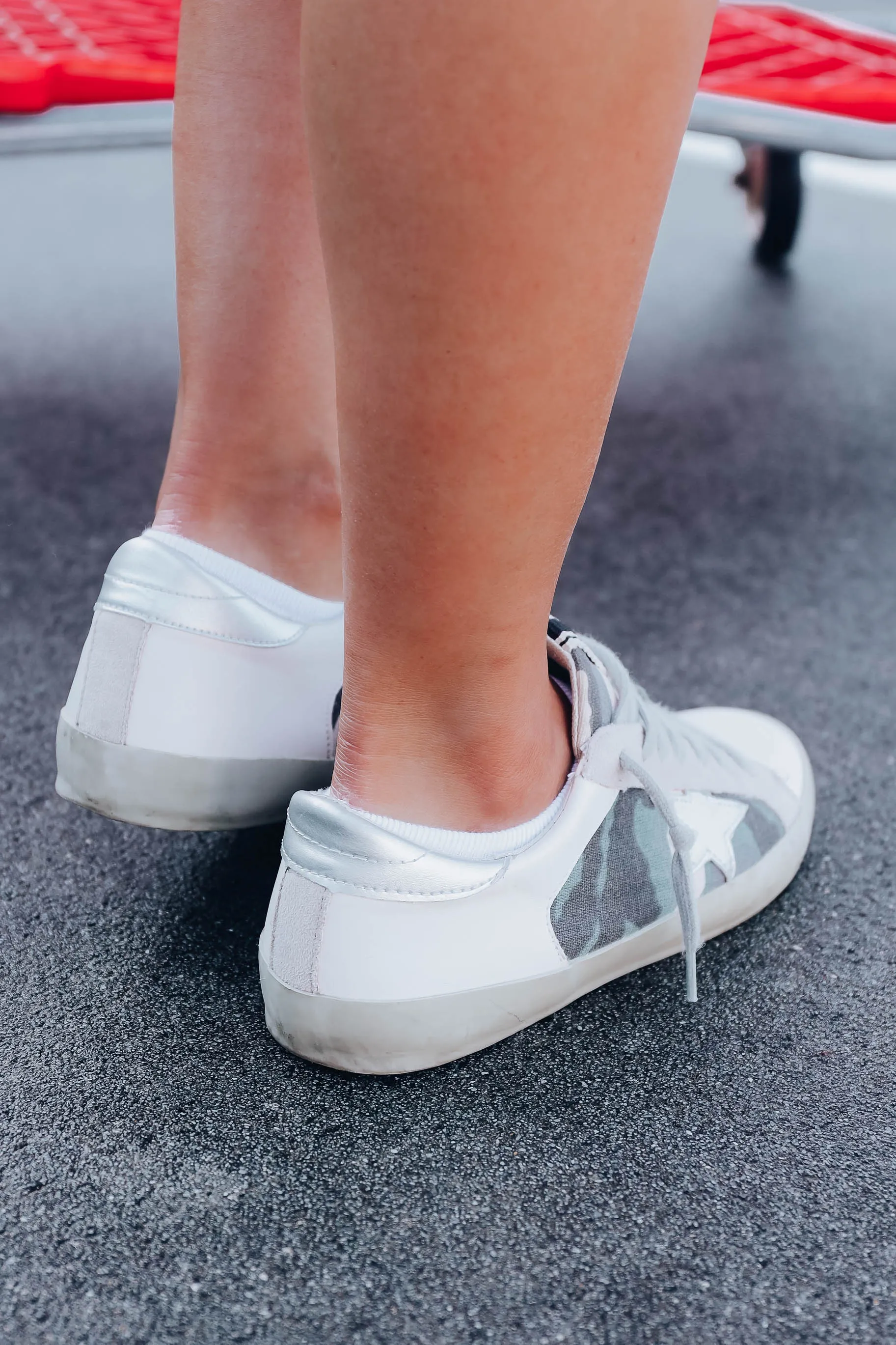 *MODEL* Paula Sneaker by Shu Shop - Blue Camo - SIZE 8 - FINAL SALE
