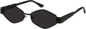 mosanana Trendy Hexagon Metal Sunglasses for Women Small Retro Style MS52475