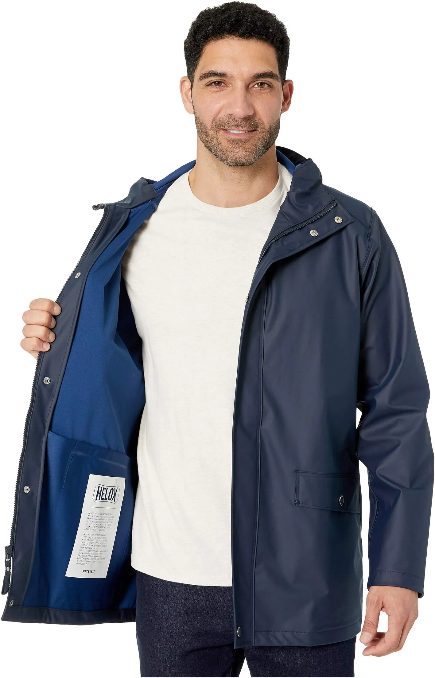 Moss Helly Hansen raincoat, dark blue