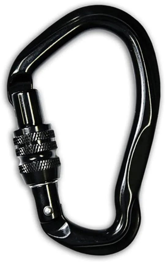 Muddy Outdoors Safety Harness Heavy-Duty Aluminum/Steel Easy to Use One-Hand Design Carabiners for Tree Climbing & Hunting