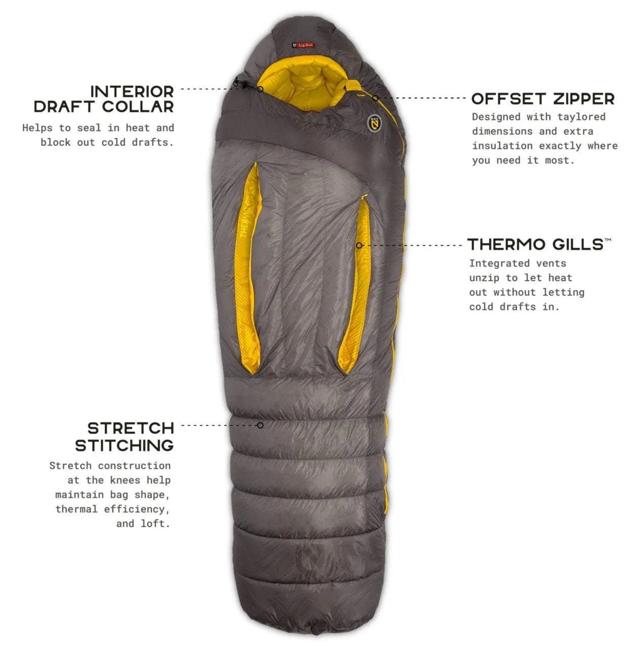 Nemo Sonic Down Sleeping Bag-18 C- 0℉