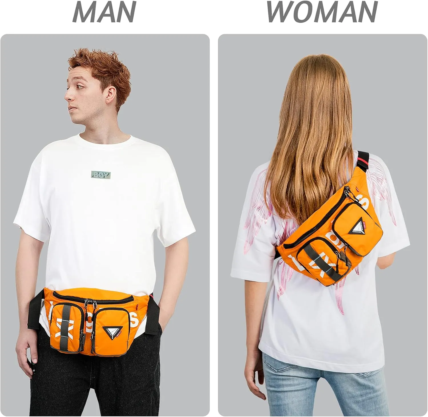 Neon Genesis Evangelion Crossbody Shoulder Bags -Waist Bag With a Built-in Rain Cover