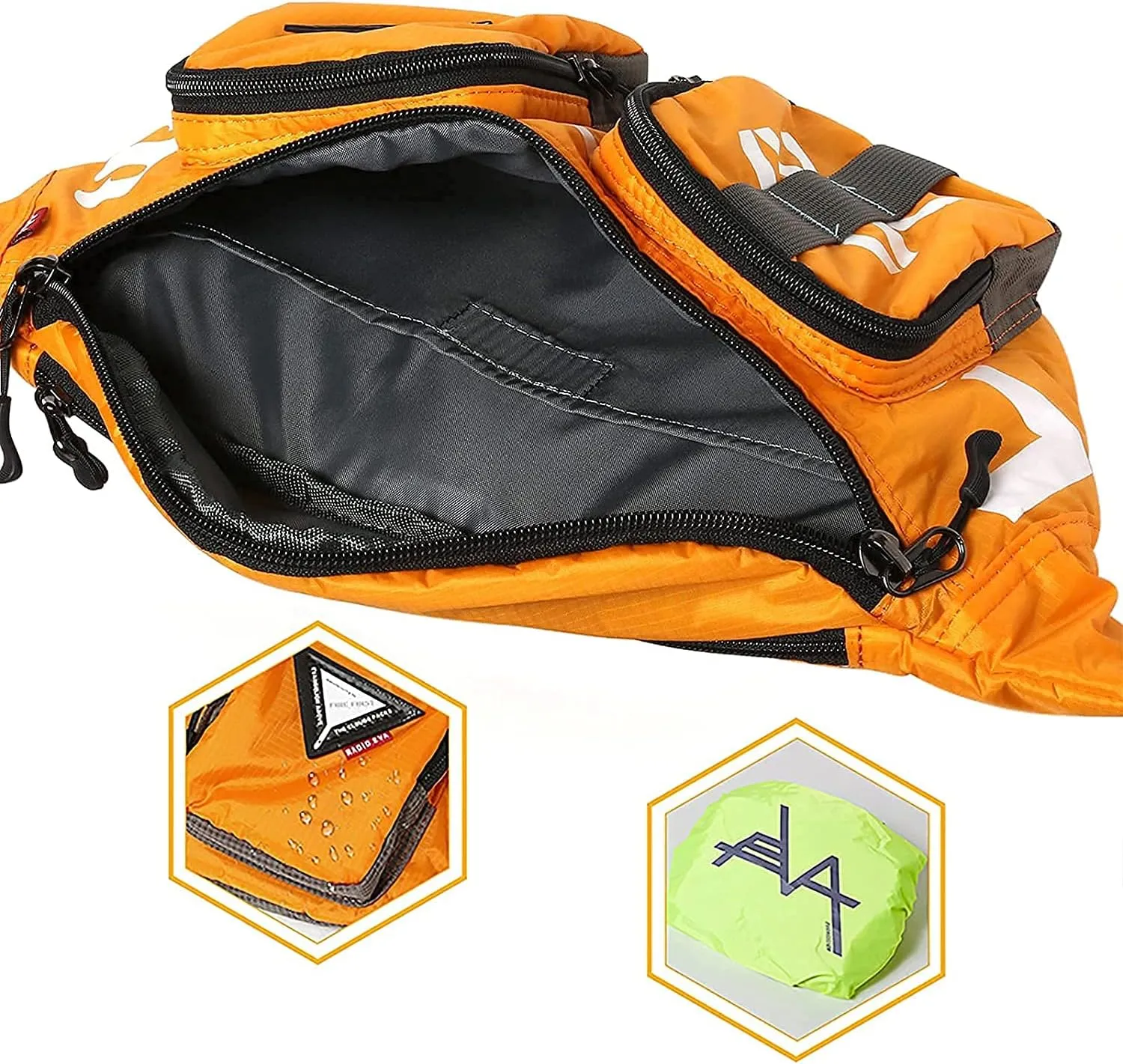 Neon Genesis Evangelion Crossbody Shoulder Bags -Waist Bag With a Built-in Rain Cover