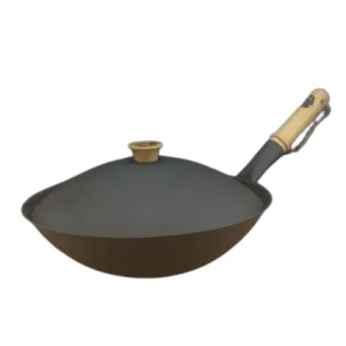 Netherton Spun Iron Small Wok with Lid