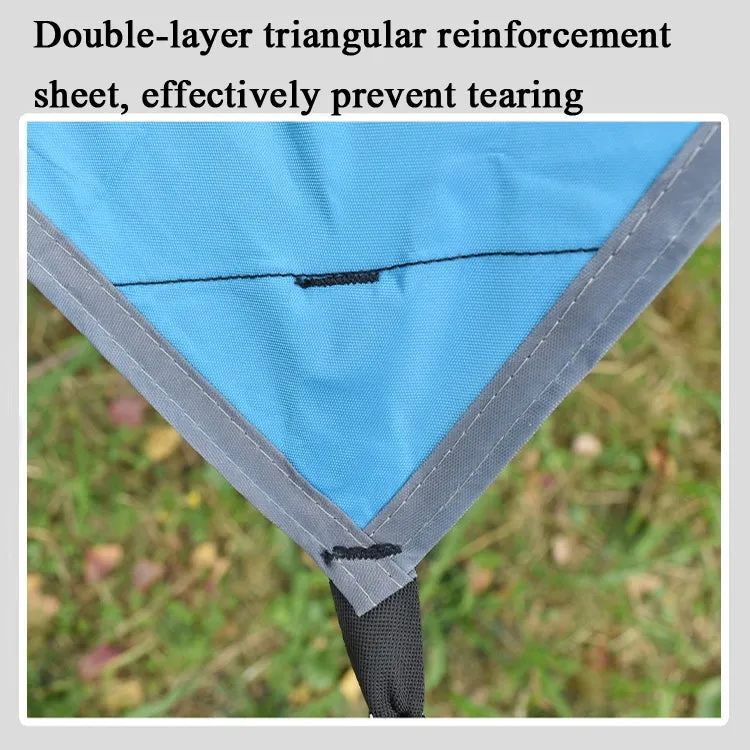Outdoor Camping Sunshade Waterproof and Moisture-proof Floor Mat Ultra-light Canopy,Size: 320 x 250cm (Sky Blue)