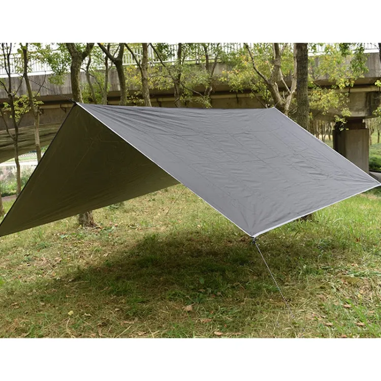 Outdoor Camping Sunshade Waterproof and Moisture-proof Floor Mat Ultra-light Canopy,Size: 320 x 250cm (Sky Blue)