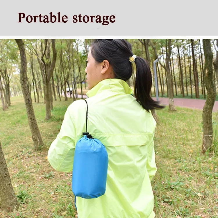 Outdoor Camping Sunshade Waterproof and Moisture-proof Floor Mat Ultra-light Canopy,Size: 320 x 250cm (Sky Blue)