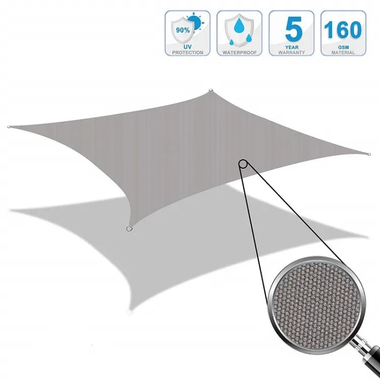 Outdoor Garden Sunshade Sail Waterproof Anti-UV Canopy, Size: 3m x 4m(Green)