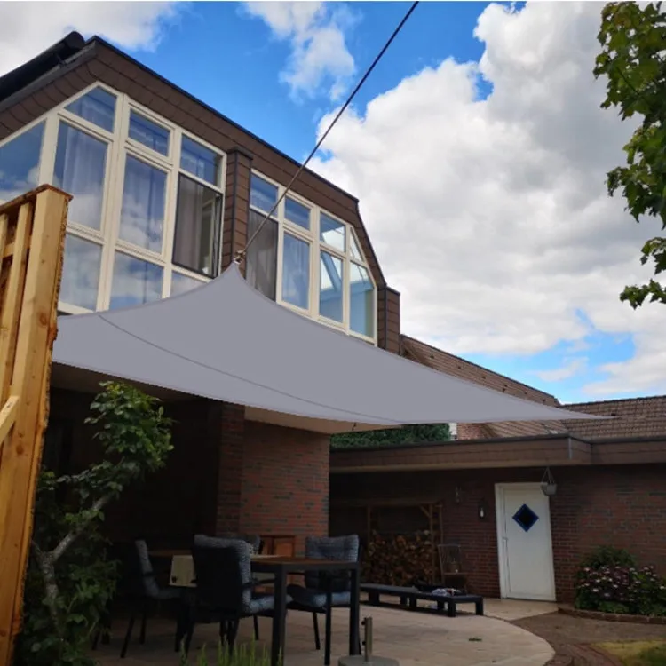 Outdoor Garden Sunshade Sail Waterproof Anti-UV Canopy, Size: 3m x 6m(Beige)