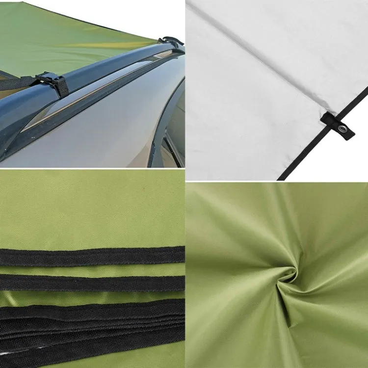 Outdoor Picnic Camping Tent On The Side Of The Car Vehicle Rain-proof Sunshade Canopy 300x200cm(Khaki)