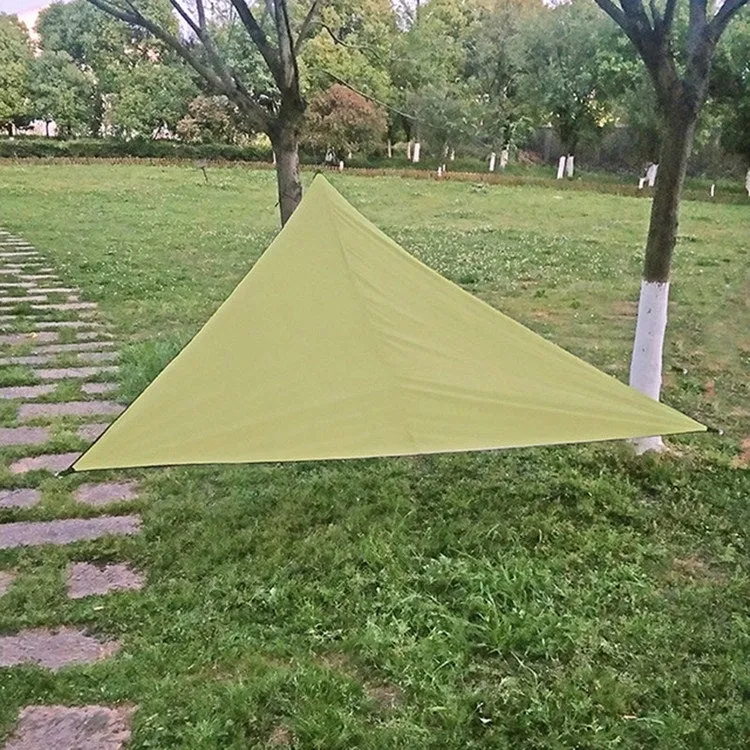 Outdoor Sunshade Triangle Sky Screen Simple Sun Protection Canopy, Size:6X6X6M(Random Color)